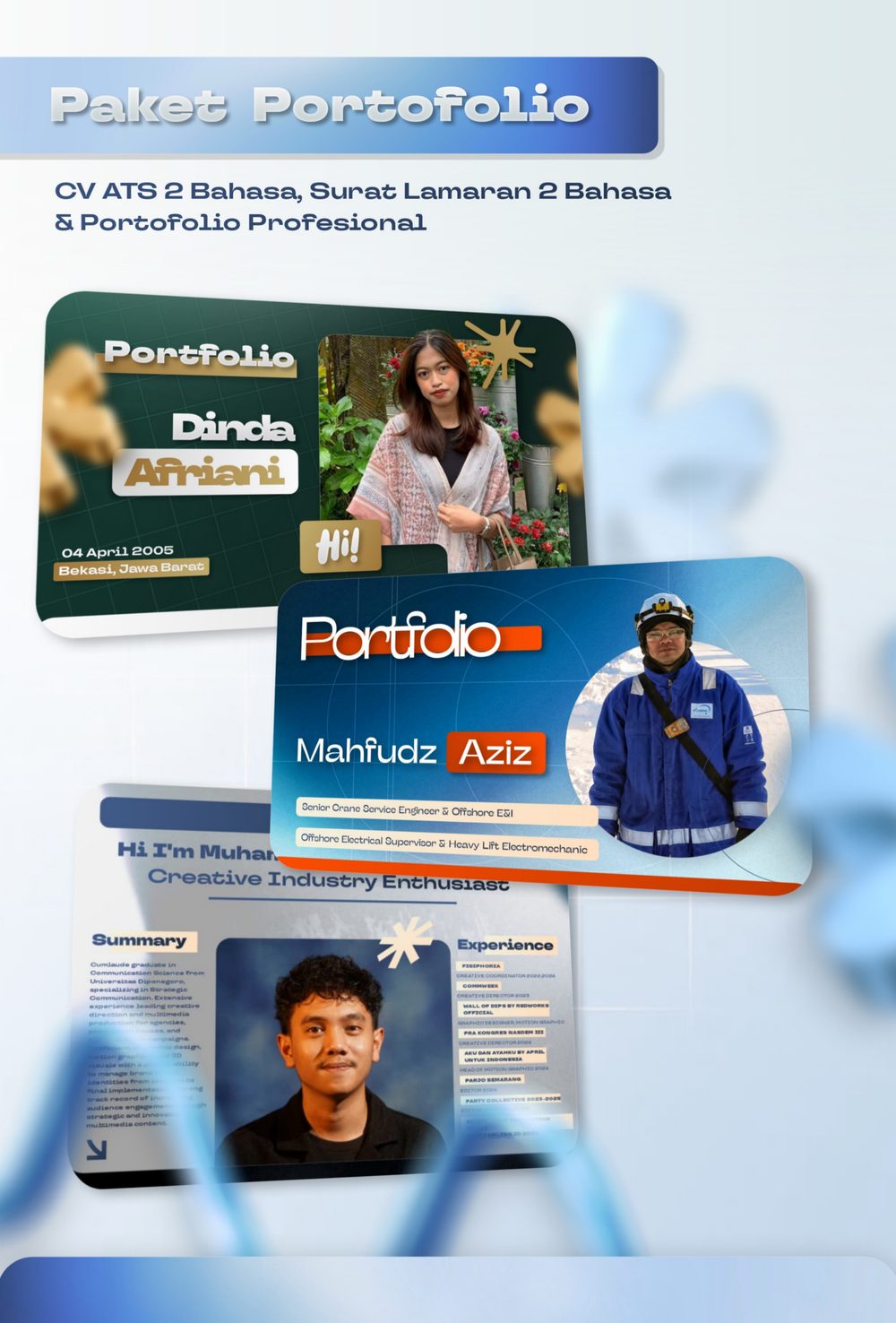 Contoh Paket Portofolio